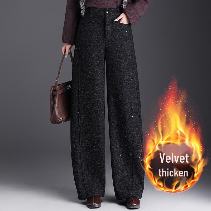 Women s Gray Sequin Woolen Cropped Pants - 2025 Autumn/Winter Collection, Loose Fit, Plus Velvet Thickened, Casual Style. 2XL темно-серого
Women s Gray Sequin Woolen Cropped Pants - 2025 Autumn/Winter Collection, Loose Fit, Plus Velvet Thickened, Casual Style. 2XL темно-серого