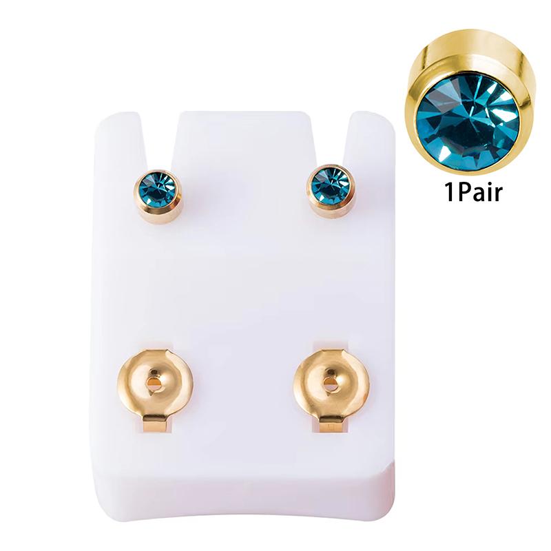 1/12Pairs Birthstone Ear Studs for Ear Piercing Tragus Cartilage Body Jewelry Gold Plated Steel Earring Studs синій
1/12Pairs Birthstone Ear Studs for Ear Piercing Tragus Cartilage Body Jewelry Gold Plated Steel Earring Studs синій