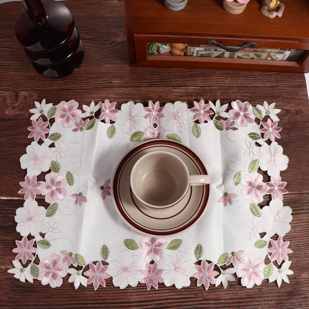 Delicate for Dining Table Satin Fabric Embroidery Craft Lace Coaster Cup Pad Doily Placemat Elliptic
Delicate for Dining Table Satin Fabric Embroidery Craft Lace Coaster Cup Pad Doily Placemat Elliptic
