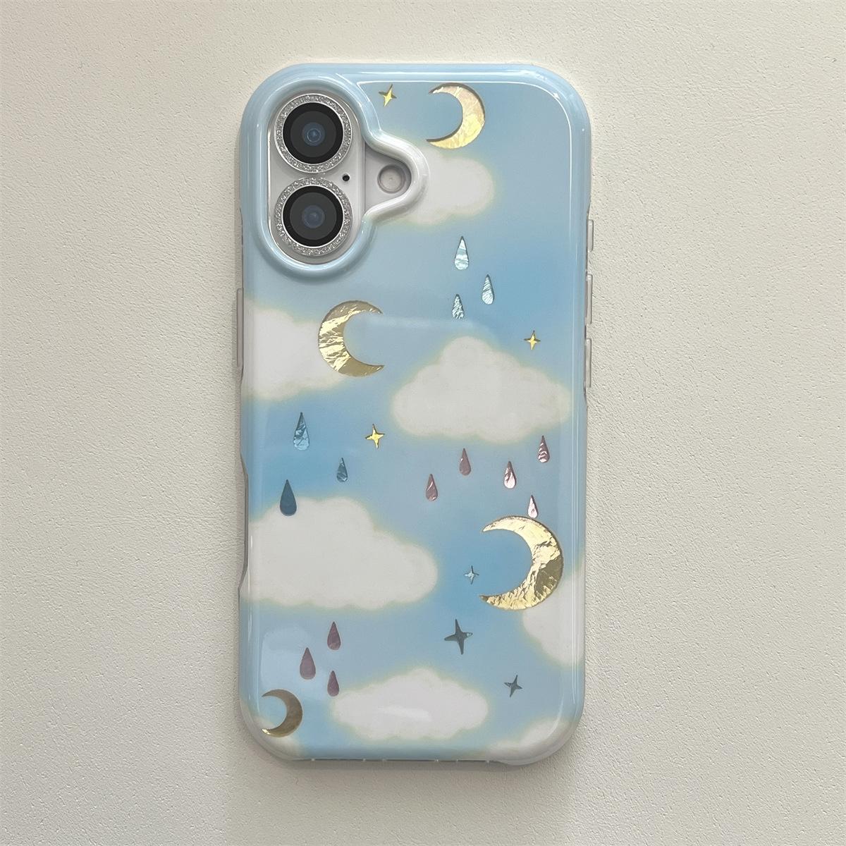 Premium Laser Cloud Raindrop Anti-Fall Phone Case for iPhone 14/13 Pro Max iPhone 15
Premium Laser Cloud Raindrop Anti-Fall Phone Case for iPhone 14/13 Pro Max iPhone 15