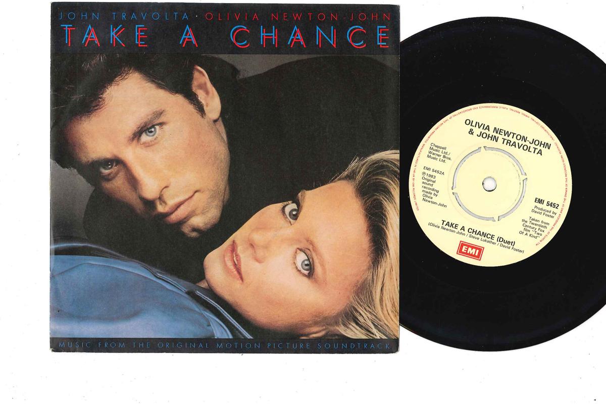 7inch Record OLIVIA NEWTON-JOHN & JOHN TRAVOLTA - Take A Chance / Silvery Rain EMI5452 EMI 1984 UK Pop Used
7inch Record OLIVIA NEWTON-JOHN & JOHN TRAVOLTA - Take A Chance / Silvery Rain EMI5452 EMI 1984 UK Pop Used