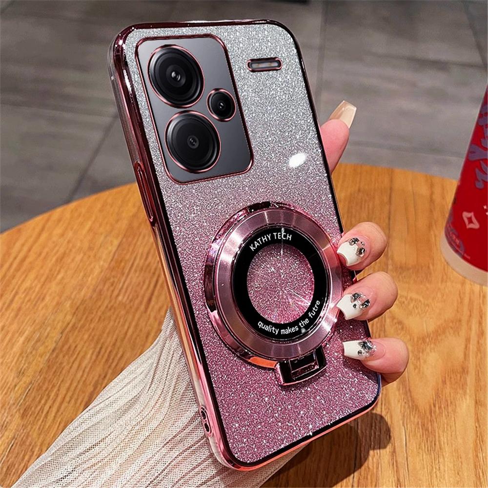 RedmiNote13 Pro Case Luxury With Magnetic Bracket Glitter Cover For Xiaomi Redmi note 13 Pro Plus 4G 5G Soft Silicon Case Holder Redmi Note 13ProPlus
RedmiNote13 Pro Case Luxury With Magnetic Bracket Glitter Cover For Xiaomi Redmi note 13 Pro Plus 4G 5G Soft Silicon Case Holder Redmi Note 13ProPlus