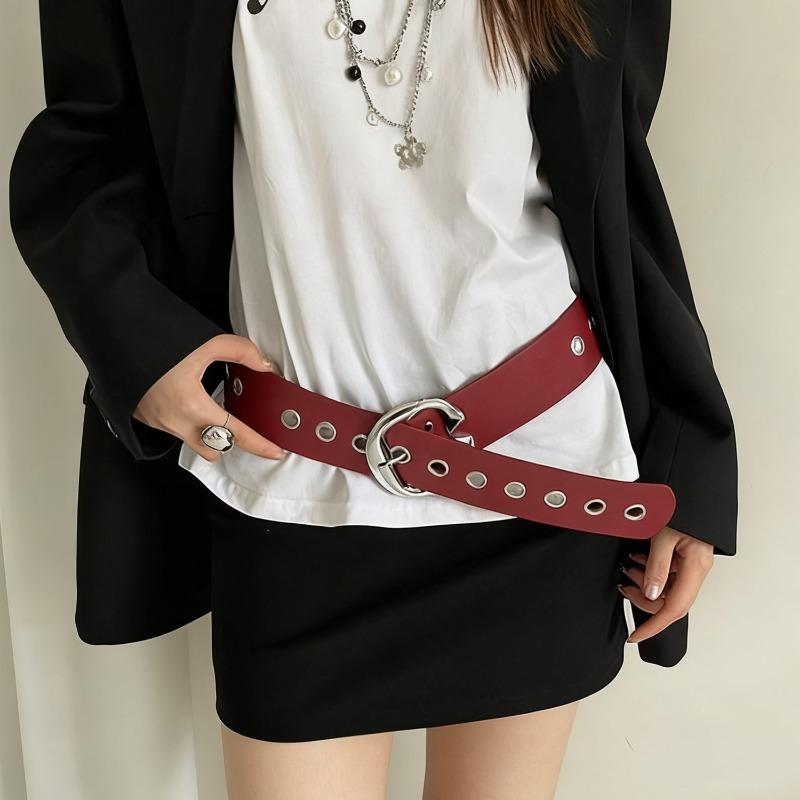 Punk Pu Wide Belts for Women Fashion Casual Versatile Dress Accessories Girdle Hip Hop Punk Rivet Pin Buckle Red Waistband червоний
Punk Pu Wide Belts for Women Fashion Casual Versatile Dress Accessories Girdle Hip Hop Punk Rivet Pin Buckle Red Waistband червоний