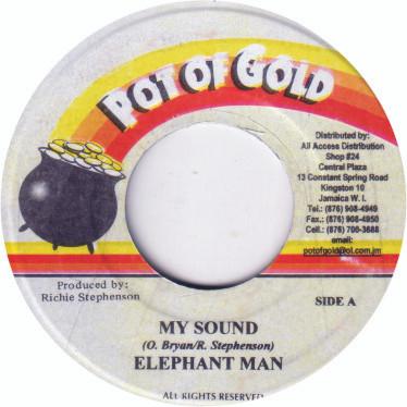 7inch Record ELEPHANT MAN - My Sound NONE Pot Of Gold Jamaica Reggae, Ska & Dub Used
7inch Record ELEPHANT MAN - My Sound NONE Pot Of Gold Jamaica Reggae, Ska & Dub Used