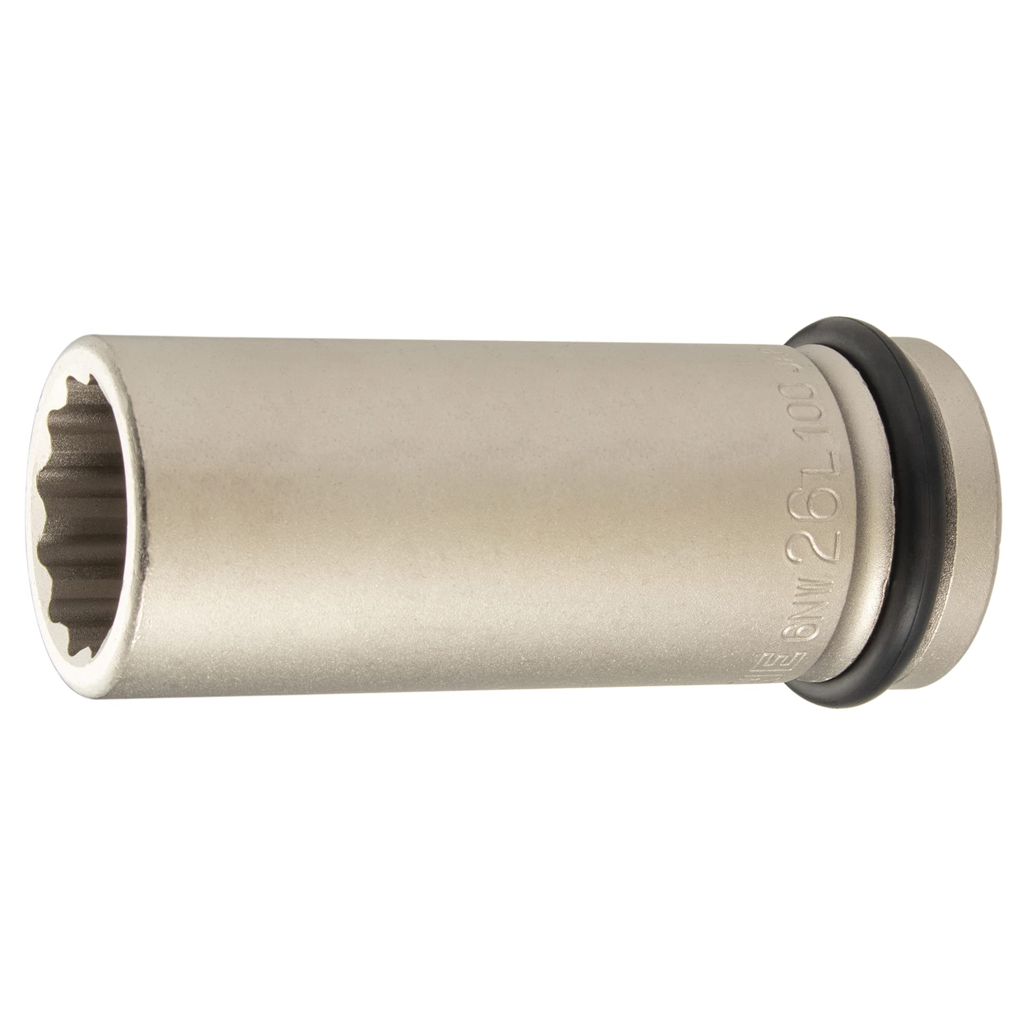 TONE Long socket for impact Drive angle Width across flats 26mm (12 squares) 6NW-26L100 19.0mm (3/4 )
TONE Long socket for impact Drive angle Width across flats 26mm (12 squares) 6NW-26L100 19.0mm (3/4 )