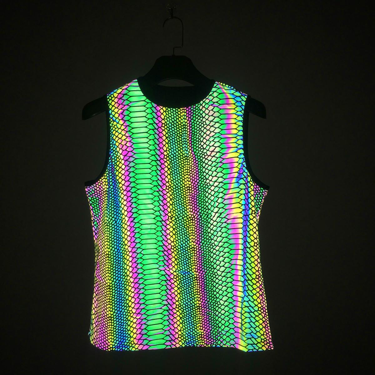 Rainbow Color Reflective Tank Top + Shorts 2 Piece Set Mens Hip Hop Knitted Breathable Sport Running Shorts Sleeveless Shirt XXL
Rainbow Color Reflective Tank Top + Shorts 2 Piece Set Mens Hip Hop Knitted Breathable Sport Running Shorts Sleeveless Shirt XXL