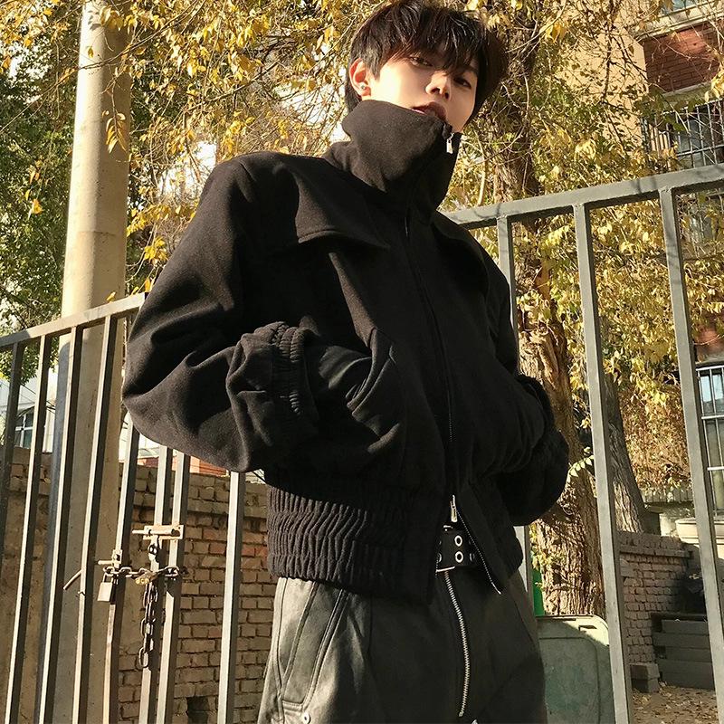 Мужская куртка Cleanfit с высоким воротником и подкладкой на плечах - весна/осень 2024 года, стиль пилота Large чёрный
Мужская куртка Cleanfit с высоким воротником и подкладкой на плечах - весна/осень 2024 года, стиль пилота Large чёрный