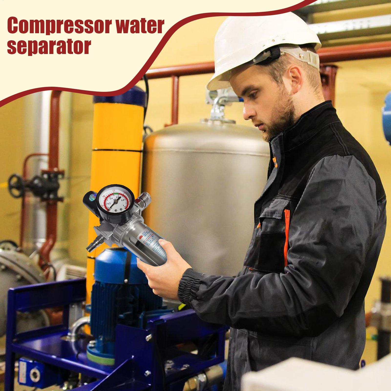 Air Compressor Filter Air Compressor Water Separator With Pressure Gauge Heavy Duty Separator Replacement Parts For Construction CHINA
Air Compressor Filter Air Compressor Water Separator With Pressure Gauge Heavy Duty Separator Replacement Parts For Construction CHINA
