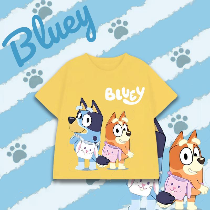 Children s blue T-shirt short sleeved printed top 110
Children s blue T-shirt short sleeved printed top 110