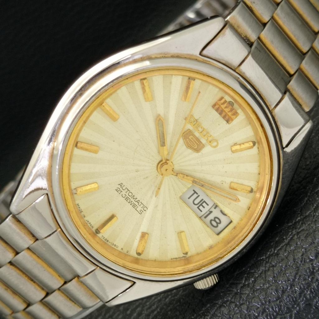 Б/У подлинные старинные автоматические мужские часы SEIKO 5 из Японии с оригинальным циферблатом a435062-2 R122-a435062
Б/У подлинные старинные автоматические мужские часы SEIKO 5 из Японии с оригинальным циферблатом a435062-2 R122-a435062