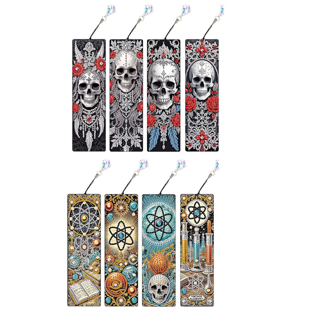 8Pcs Colored Patterns DIY Diamond Art Bookmark Diamond Painting Art Bookmarks for DIY Making Beginners Adult Art Craft Supplies
8Pcs Colored Patterns DIY Diamond Art Bookmark Diamond Painting Art Bookmarks for DIY Making Beginners Adult Art Craft Supplies