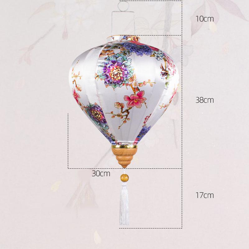 12 Inch Peony Floral Pattern Mid-autumn Lantern Vietnam Chinese Retro Silk Lanterns For New Year Party Wedding Hanging Decor 12INCH
12 Inch Peony Floral Pattern Mid-autumn Lantern Vietnam Chinese Retro Silk Lanterns For New Year Party Wedding Hanging Decor 12INCH