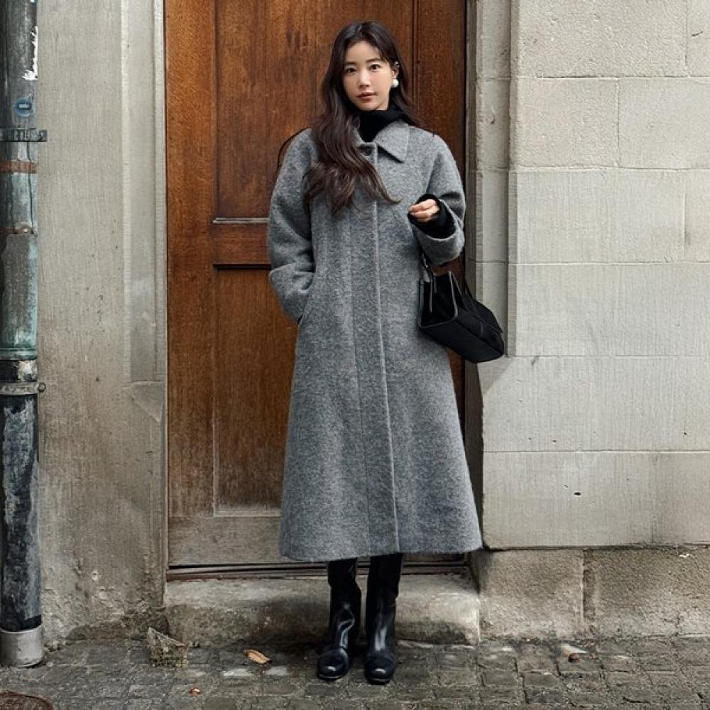 Hairy Wool Single Mac Coat New4whb22 GREY/55
Hairy Wool Single Mac Coat New4whb22 GREY/55