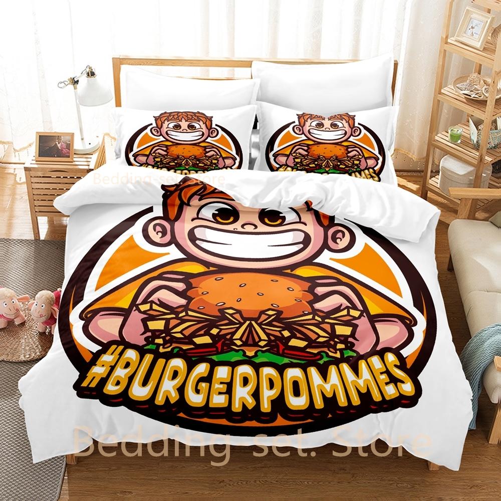 Burgerpommes Elerkopf Bedding Set Single Twin Full Queen King Size Bed Set Icrimax Bedroom Duvetcover Sets Lukasbs Bed EU Double(200*200cm)3pcs
Burgerpommes Elerkopf Bedding Set Single Twin Full Queen King Size Bed Set Icrimax Bedroom Duvetcover Sets Lukasbs Bed EU Double(200*200cm)3pcs