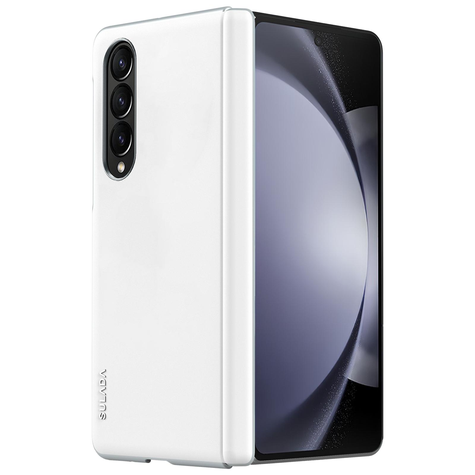 For Samsung Galaxy Z Fold4 5G Magnetic Phone Case Spring Hinge Leather+PC Hard Phone Cover White
For Samsung Galaxy Z Fold4 5G Magnetic Phone Case Spring Hinge Leather+PC Hard Phone Cover White