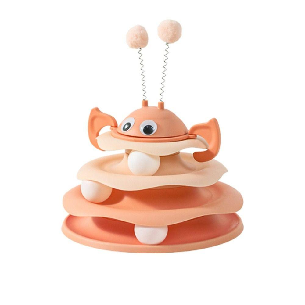 Plastic Cat Toy Turntable Top Swinging Ball Cat Swinging Teasing Toy Interactive Toy Piggy Nose-Pink
Plastic Cat Toy Turntable Top Swinging Ball Cat Swinging Teasing Toy Interactive Toy Piggy Nose-Pink