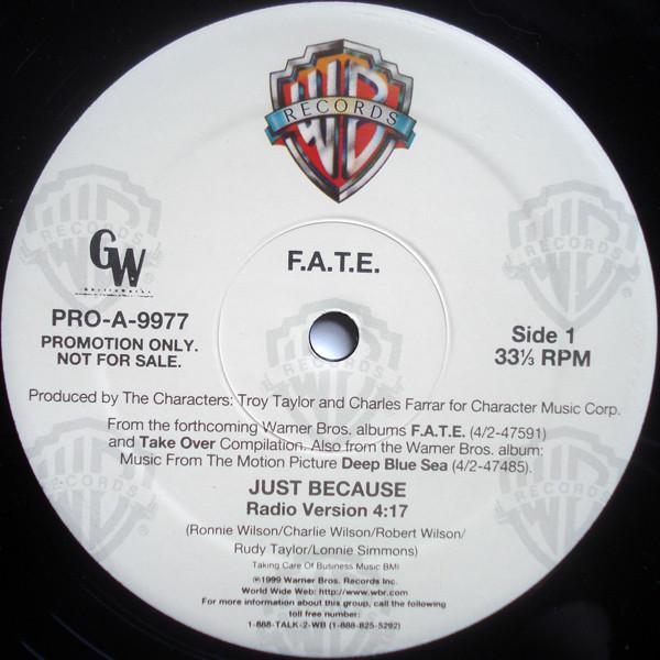 12inch Record F.A.T.E. - Just Because PROA9977 Warner Bros. Re 1999 US Rap & Hip-Hop/R&B Used
12inch Record F.A.T.E. - Just Because PROA9977 Warner Bros. Re 1999 US Rap & Hip-Hop/R&B Used