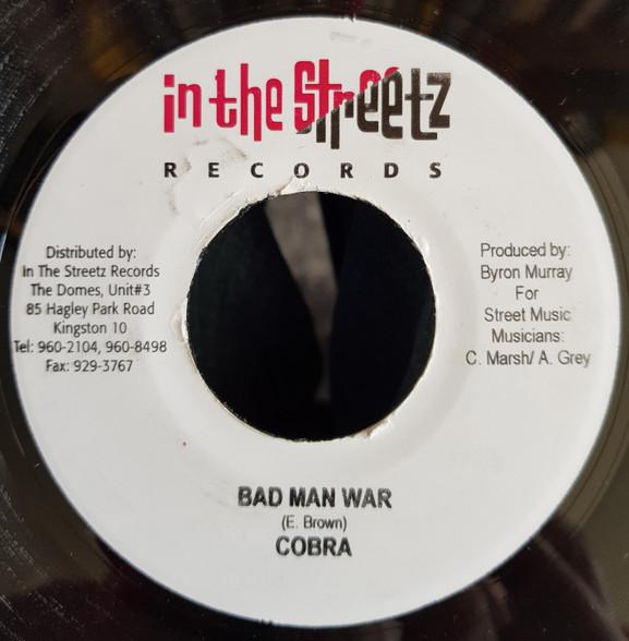 7inch Record MAD COBRA - Bad Man War NONE In The Streetz 2004 Jamaica Reggae, Ska & Dub Used
7inch Record MAD COBRA - Bad Man War NONE In The Streetz 2004 Jamaica Reggae, Ska & Dub Used