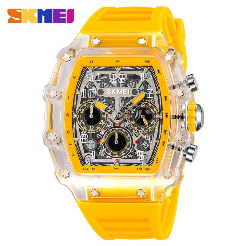 SKMEI Luxury Watch Men Wrist Watches Multifunction Sports Waterproof Luminous Sports Casual Clock Men Quartz Watches
SKMEI Luxury Watch Men Wrist Watches Multifunction Sports Waterproof Luminous Sports Casual Clock Men Quartz Watches