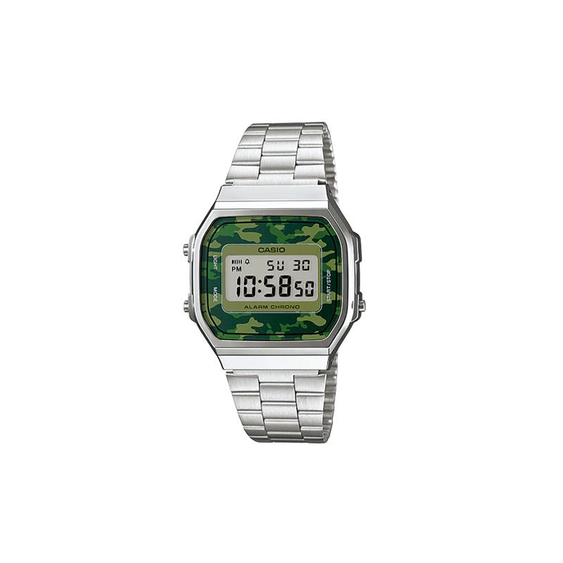 Casio Square Retro Jump Dial Watch Camouflage Dial Unisex Watch Quartz Movement Stainless Steel Strap Japanese and Korean Watch Unisex Gray A168WEC-3 сірий колір
Casio Square Retro Jump Dial Watch Camouflage Dial Unisex Watch Quartz Movement Stainless Steel Strap Japanese and Korean Watch Unisex Gray A168WEC-3 сірий колір