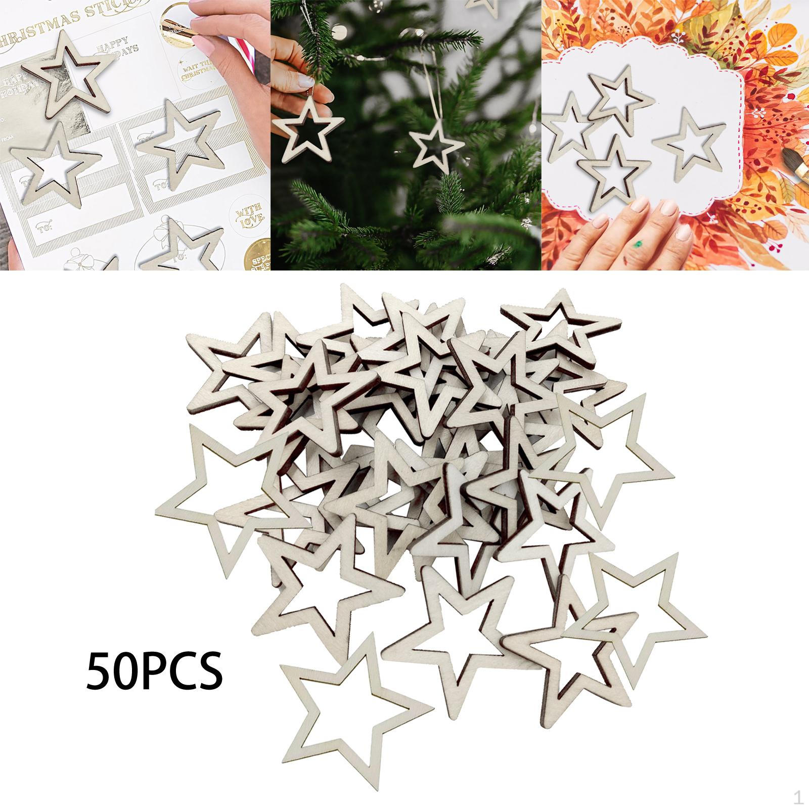 50 Hollow of Untreated Wood, Wooden Decorations, Cutouts for Party Supplies And Hanging 3cm
50 Hollow of Untreated Wood, Wooden Decorations, Cutouts for Party Supplies And Hanging 3cm
