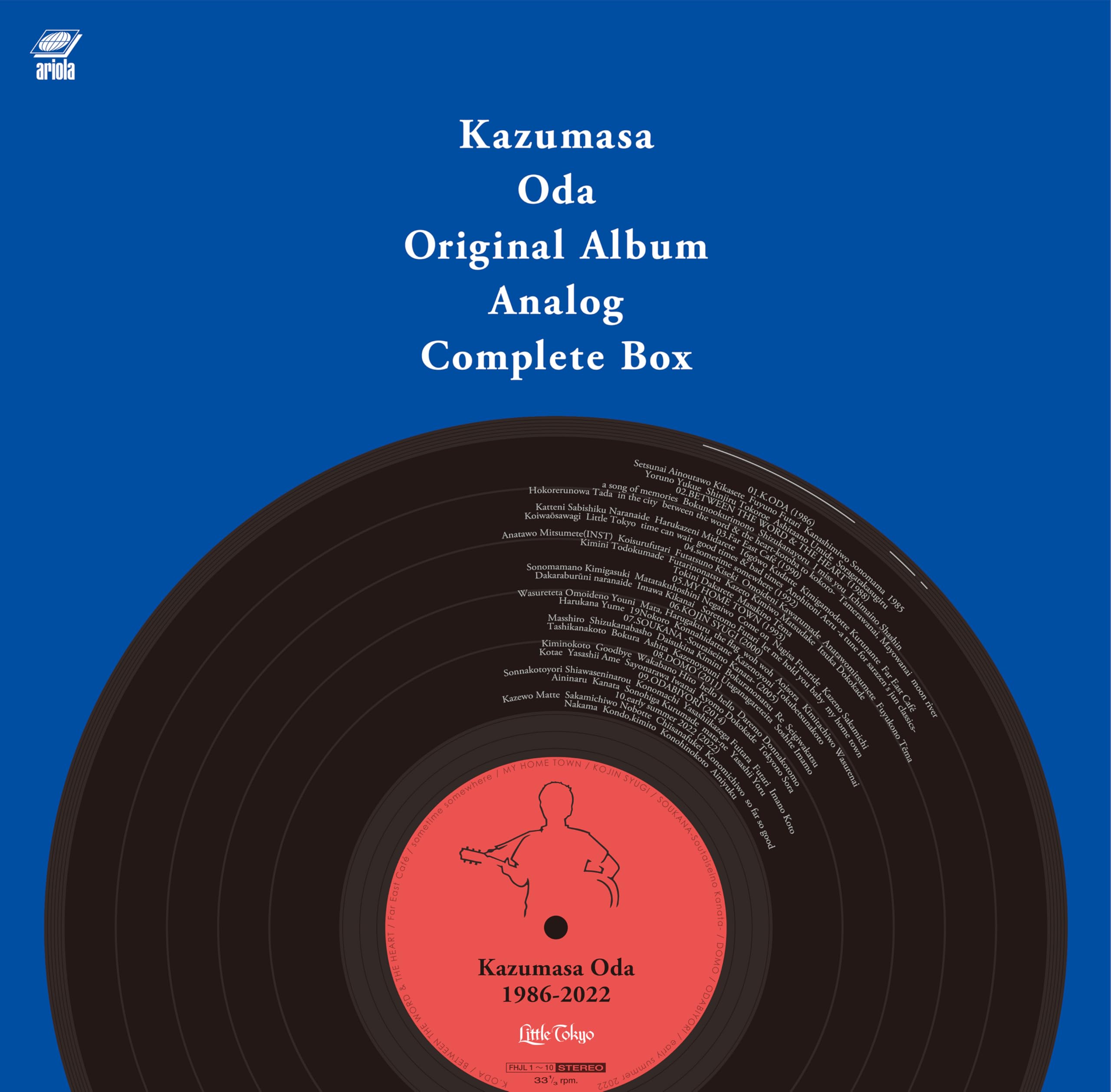 Kazumasa Oda Original Album Analog Complete Box 10 дисків (Обмежене видання) (Аналоговий набір) Казумаса Ода
Kazumasa Oda Original Album Analog Complete Box 10 дисків (Обмежене видання) (Аналоговий набір) Казумаса Ода