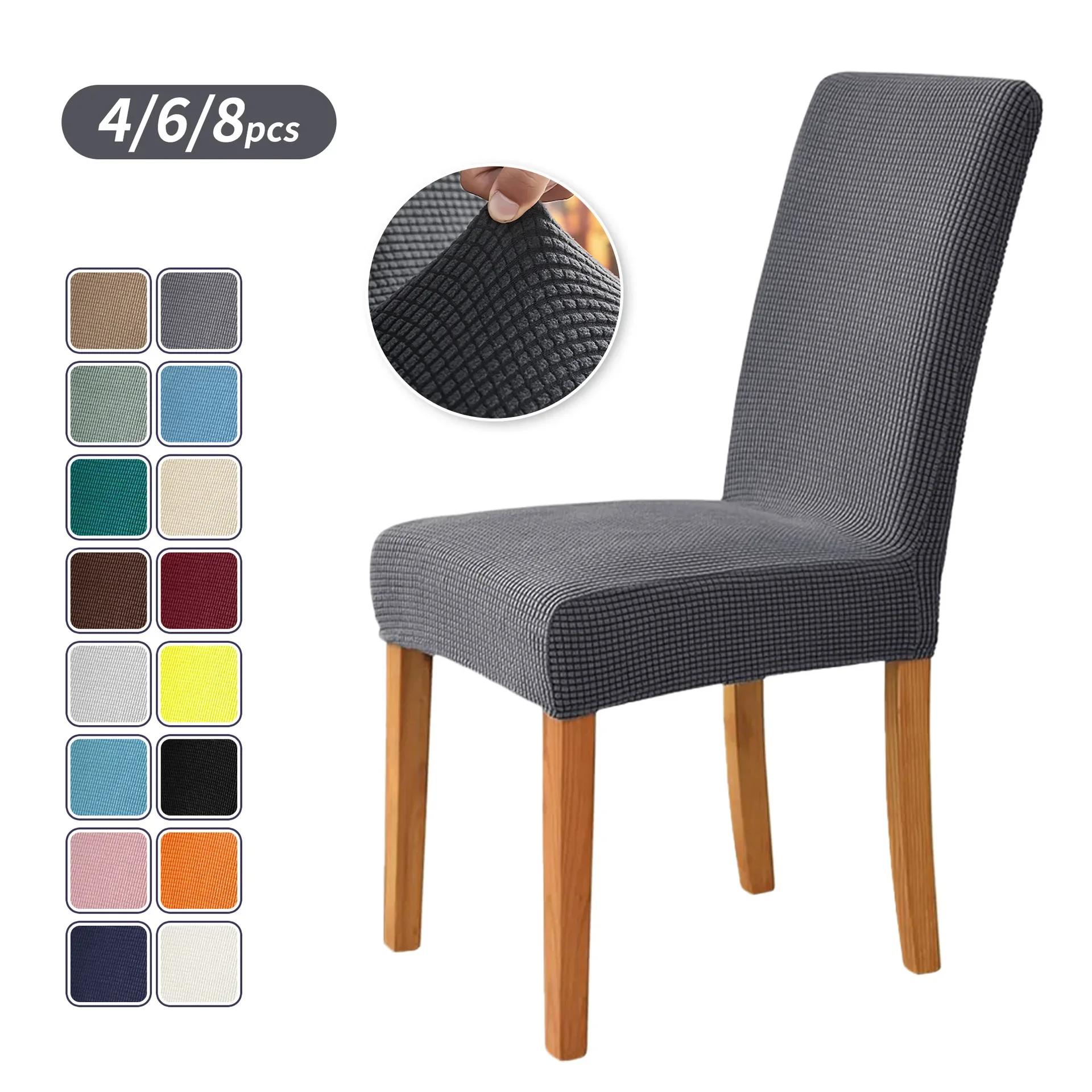 Jacquard fabric chair for family use, detachable and washable seat cover, elastic chair cover, suitable for all seasons Q16170QQ-1pc
Jacquard fabric chair for family use, detachable and washable seat cover, elastic chair cover, suitable for all seasons Q16170QQ-1pc