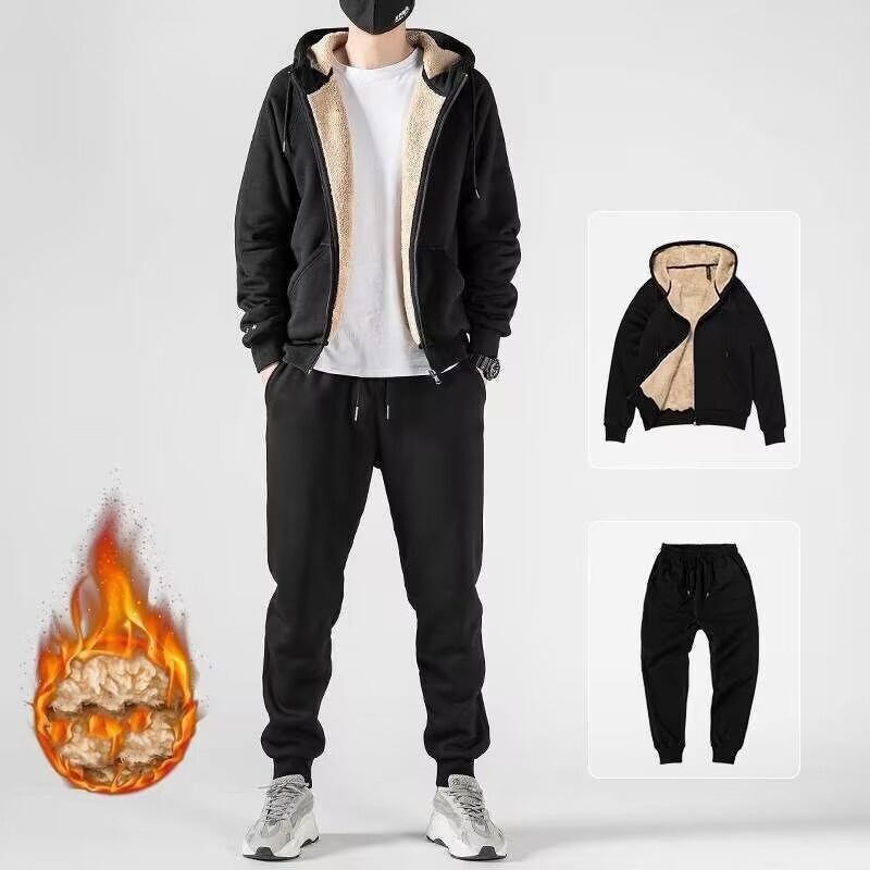 Бархатный осенне-зимний костюм из овечьего бархата больших размеров, утолщенный, повседневный, на молнии, кардиган, свитер, мужской свободный костюм с капюшоном
Бархатный осенне-зимний костюм из овечьего бархата больших размеров, утолщенный, повседневный, на молнии, кардиган, свитер, мужской свободный костюм с капюшоном