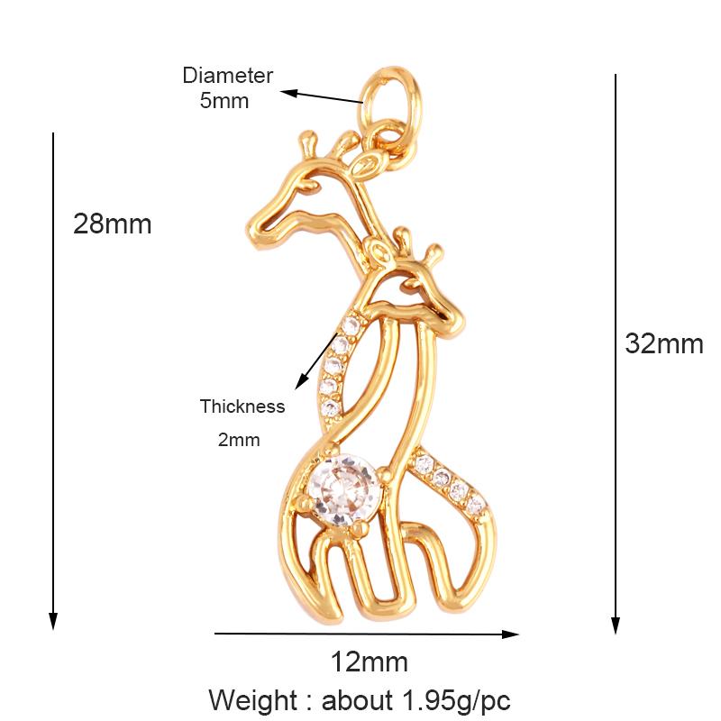 Dinosaur Snake Bird Bear Buffalo Cow Bull Leopard Head Elephant Animal Charm Pendant, Gold Zircon Necklace Jewelry Supply L31
Dinosaur Snake Bird Bear Buffalo Cow Bull Leopard Head Elephant Animal Charm Pendant, Gold Zircon Necklace Jewelry Supply L31