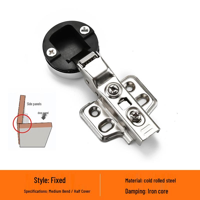 Glass Display Cabinet Door Hinge with Hydraulic Damping and Decorative Round Head
Glass Display Cabinet Door Hinge with Hydraulic Damping and Decorative Round Head