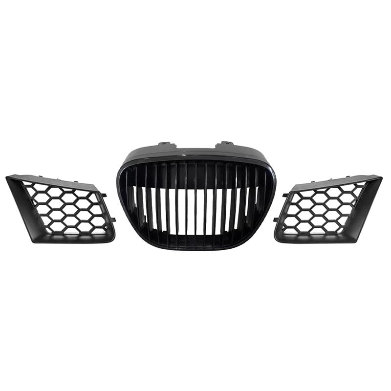 Car Front Central Badgeless Grill Grille For Seat Ibiza Cordoba Typ 6L 2002-2009 6L0853654 9182921 BlackSilver
Car Front Central Badgeless Grill Grille For Seat Ibiza Cordoba Typ 6L 2002-2009 6L0853654 9182921 BlackSilver