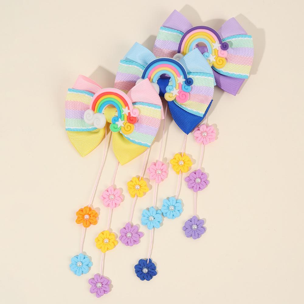 2Pcs New Children s Bow Rainbow Hair Accessories Small Flower Streamers Cute Little Girl Headdress Hairpin Party Decoration Gift Size fits all
2Pcs New Children s Bow Rainbow Hair Accessories Small Flower Streamers Cute Little Girl Headdress Hairpin Party Decoration Gift Size fits all