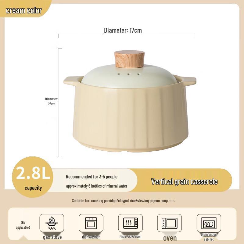 Hanyou 2.8L Korean Ceramic Soup Pot
Hanyou 2.8L Korean Ceramic Soup Pot
