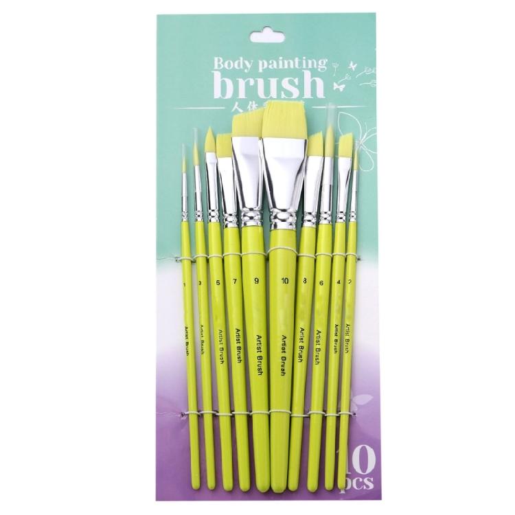 10Pcs Watercolor Paint Brush Face Painting Brush for Acrylics Oil Watercolor Gouache Painting Nylon Bristle Brush 1
10Pcs Watercolor Paint Brush Face Painting Brush for Acrylics Oil Watercolor Gouache Painting Nylon Bristle Brush 1