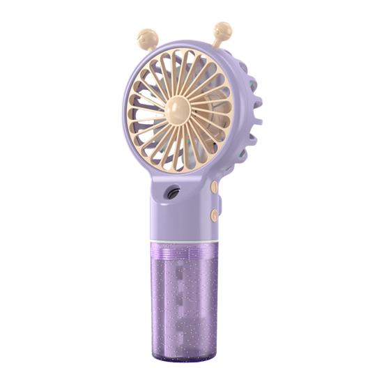Spray Fan Cartoon Snail Design Silent Motor Mini Handheld Tabletop Fan with Water Mist Cooling USB Rechargeable Handheld Fan фіолетовий
Spray Fan Cartoon Snail Design Silent Motor Mini Handheld Tabletop Fan with Water Mist Cooling USB Rechargeable Handheld Fan фіолетовий
