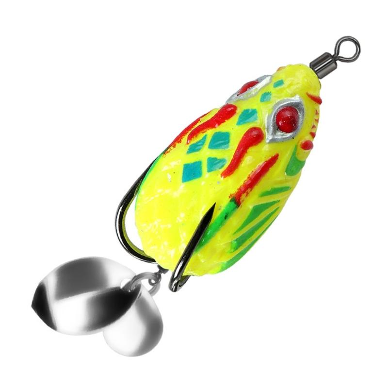 Soft Frogs Baits for Freshwater 4cm 5.8g Ray Frogs Crankbait Lures for Blackfish PVC Frogs Lures Multiple Color Optional
Soft Frogs Baits for Freshwater 4cm 5.8g Ray Frogs Crankbait Lures for Blackfish PVC Frogs Lures Multiple Color Optional