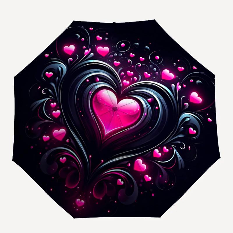 1pc Heartbeat Design Automatic Open/Close Umbrella with Windproof, 8-Rib Sturdy Canopy, Durable Ribs, Ideal for Gifts yy251117022
1pc Heartbeat Design Automatic Open/Close Umbrella with Windproof, 8-Rib Sturdy Canopy, Durable Ribs, Ideal for Gifts yy251117022