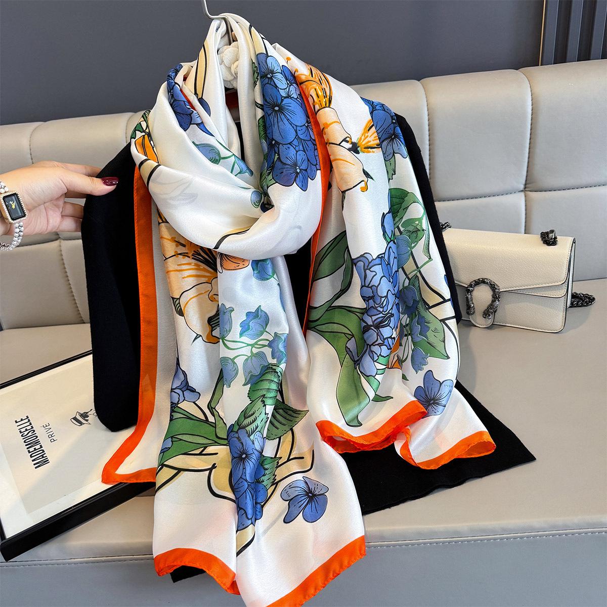 180*90 см большой шелковый атласный шарф женский модный принтованный шарф весенне-летний стиль новый шаль женская ручная НОВЫЙ 90x180cm
180*90 см большой шелковый атласный шарф женский модный принтованный шарф весенне-летний стиль новый шаль женская ручная НОВЫЙ 90x180cm