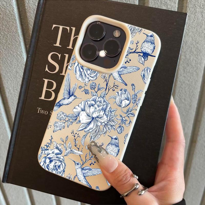 Vintage Blue and White Hummingbird Floral Pattern Design Protective Cover for iPhone17 16 15 14 13 12 11 16E Series Pro Max Plus iphone 13 Pro
Vintage Blue and White Hummingbird Floral Pattern Design Protective Cover for iPhone17 16 15 14 13 12 11 16E Series Pro Max Plus iphone 13 Pro