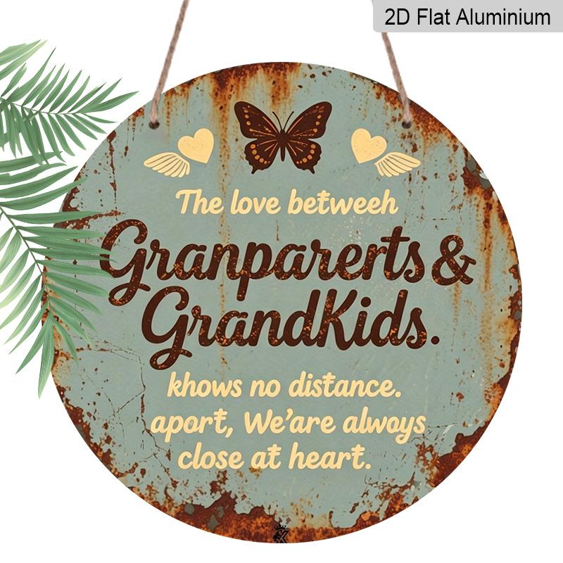 2D Flat, 1pc Round Aluminum Grandparents & Grandkids Love Sign, Vintage Rustic Butterfly & Heart Wall Decor, Waterproof & Durable, Themed Around The 7.87×7.87inch
2D Flat, 1pc Round Aluminum Grandparents & Grandkids Love Sign, Vintage Rustic Butterfly & Heart Wall Decor, Waterproof & Durable, Themed Around The 7.87×7.87inch