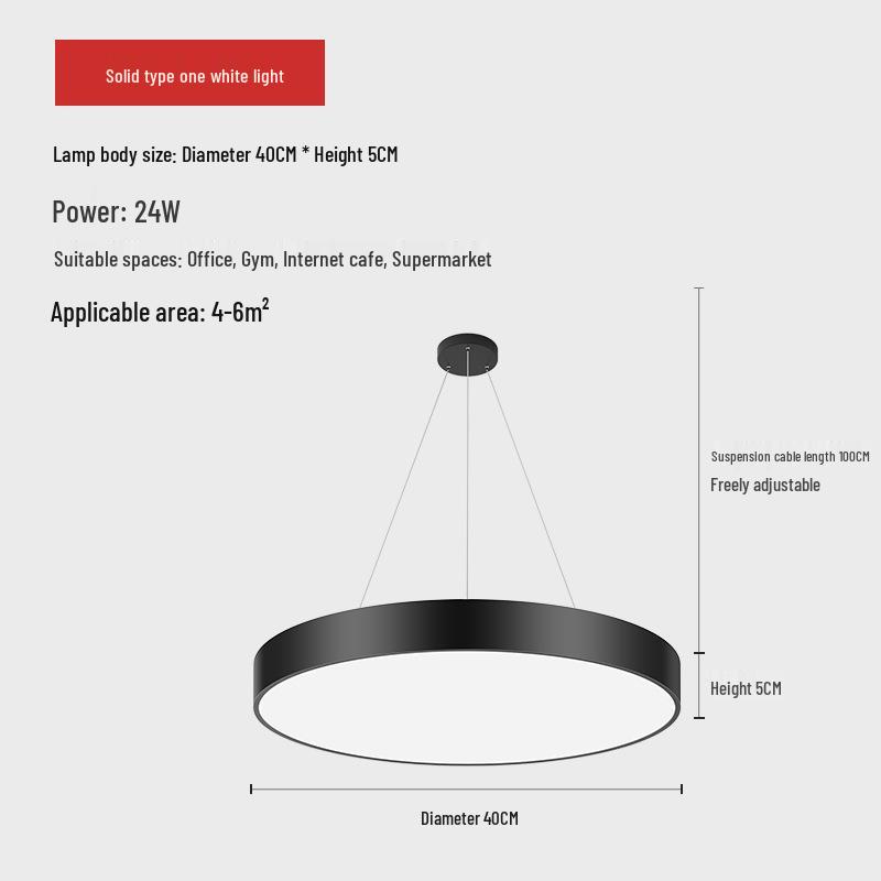 LED Circular Pendant Light for Offices, Cafes, Gyms, and Conference Rooms Black Frame 50cm Ice Blue Light LED
LED Circular Pendant Light for Offices, Cafes, Gyms, and Conference Rooms Black Frame 50cm Ice Blue Light LED