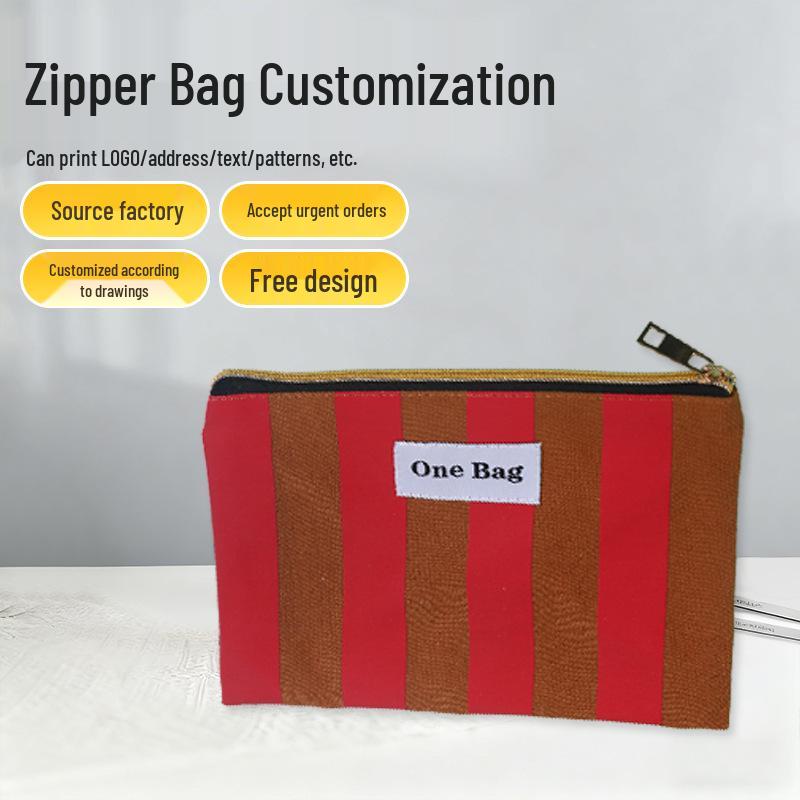 Custom Logo Mini Zipper Canvas Bag - Cosmetic & Pencil Case
Custom Logo Mini Zipper Canvas Bag - Cosmetic & Pencil Case