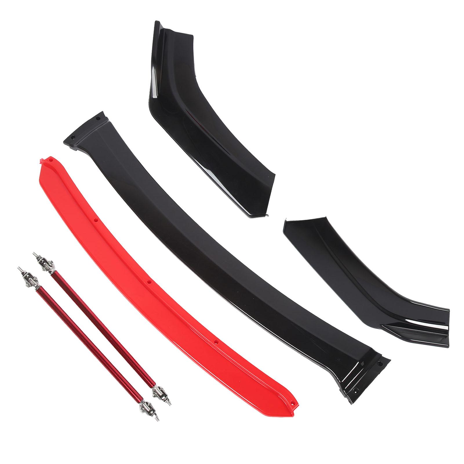 Спойлер переднего бампера 170 см, стильный прочный сплиттер переднего бампера с опорной планкой для 1 серии