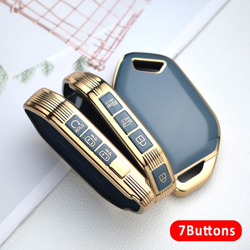 For Kia EV9 Picanto GT Line Kia s Sorento Morning Seltos 4/6/7/8Button TPU Car Key Remote Fob Cover Shell Fob Holder Accessories
For Kia EV9 Picanto GT Line Kia s Sorento Morning Seltos 4/6/7/8Button TPU Car Key Remote Fob Cover Shell Fob Holder Accessories