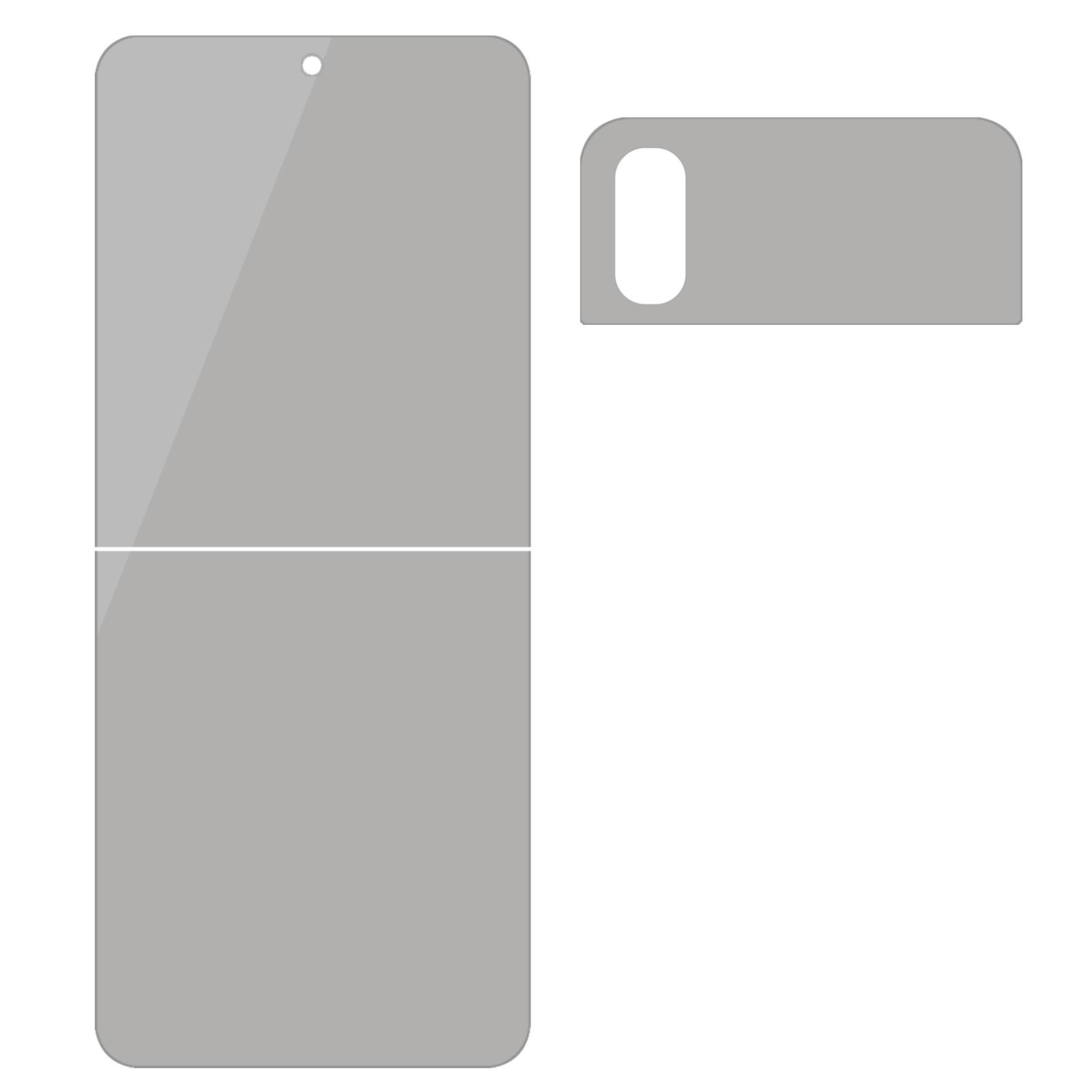 For Samsung Galaxy Z Flip4 5G Front Screen and Back Screen Protector Full Coverage Anti-spy Matte PET Film
For Samsung Galaxy Z Flip4 5G Front Screen and Back Screen Protector Full Coverage Anti-spy Matte PET Film