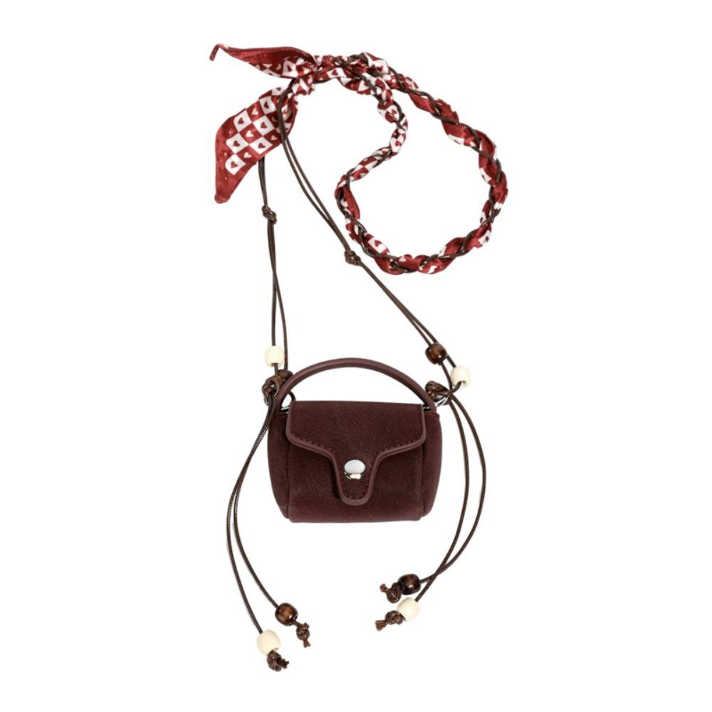 Beads Hanging Neck Bag Matte Earphone Bag Personalized Suede Crossbody Bag Fashion Accessories темно-красного
Beads Hanging Neck Bag Matte Earphone Bag Personalized Suede Crossbody Bag Fashion Accessories темно-красного
