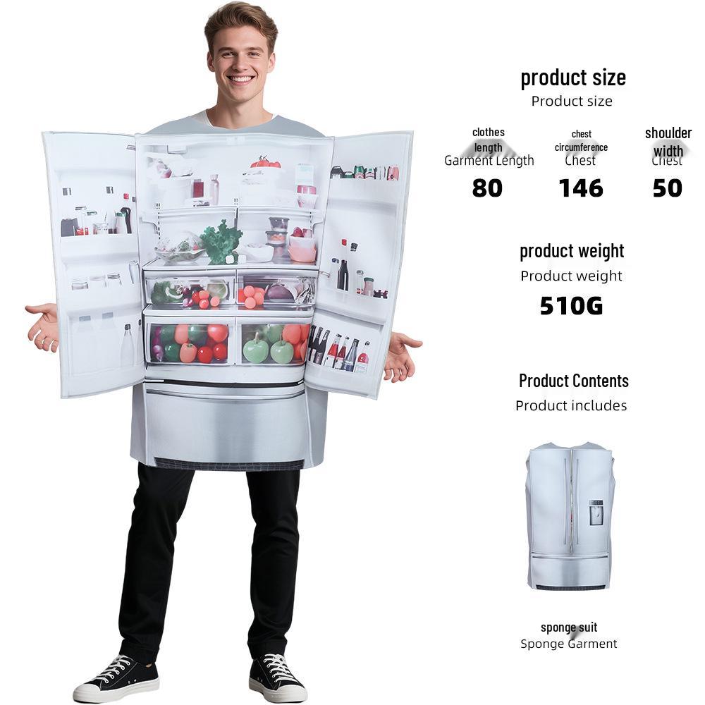 In-Stock Halloween Role-Playing Costume: Creative Refrigerator Character for Party or Cosplay Adult One Size
In-Stock Halloween Role-Playing Costume: Creative Refrigerator Character for Party or Cosplay Adult One Size