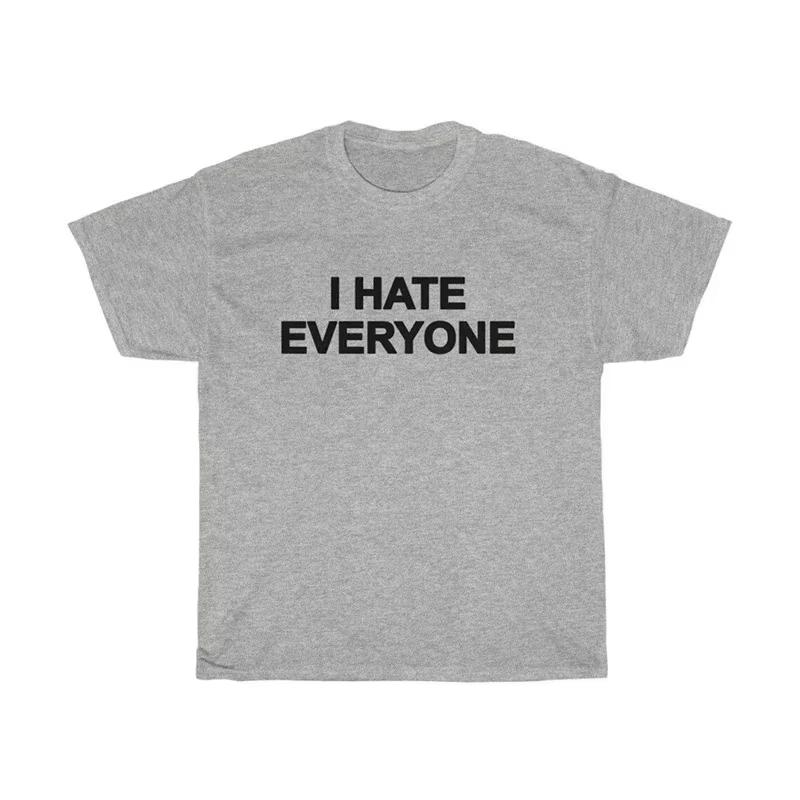 90s Harajuku I Hate Everyone Lettering T Shirt Womens Y2k Gothic Summer T Shirt Streetwear White T Shirt Ins Y2k Hot Sell 4XL
90s Harajuku I Hate Everyone Lettering T Shirt Womens Y2k Gothic Summer T Shirt Streetwear White T Shirt Ins Y2k Hot Sell 4XL