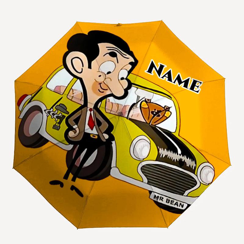 1PC Mr Bean Custom Name Automatic Open/Close, 8-Rib Durable Frame Compact Travel Umbrella for Men & Women D1222012
1PC Mr Bean Custom Name Automatic Open/Close, 8-Rib Durable Frame Compact Travel Umbrella for Men & Women D1222012