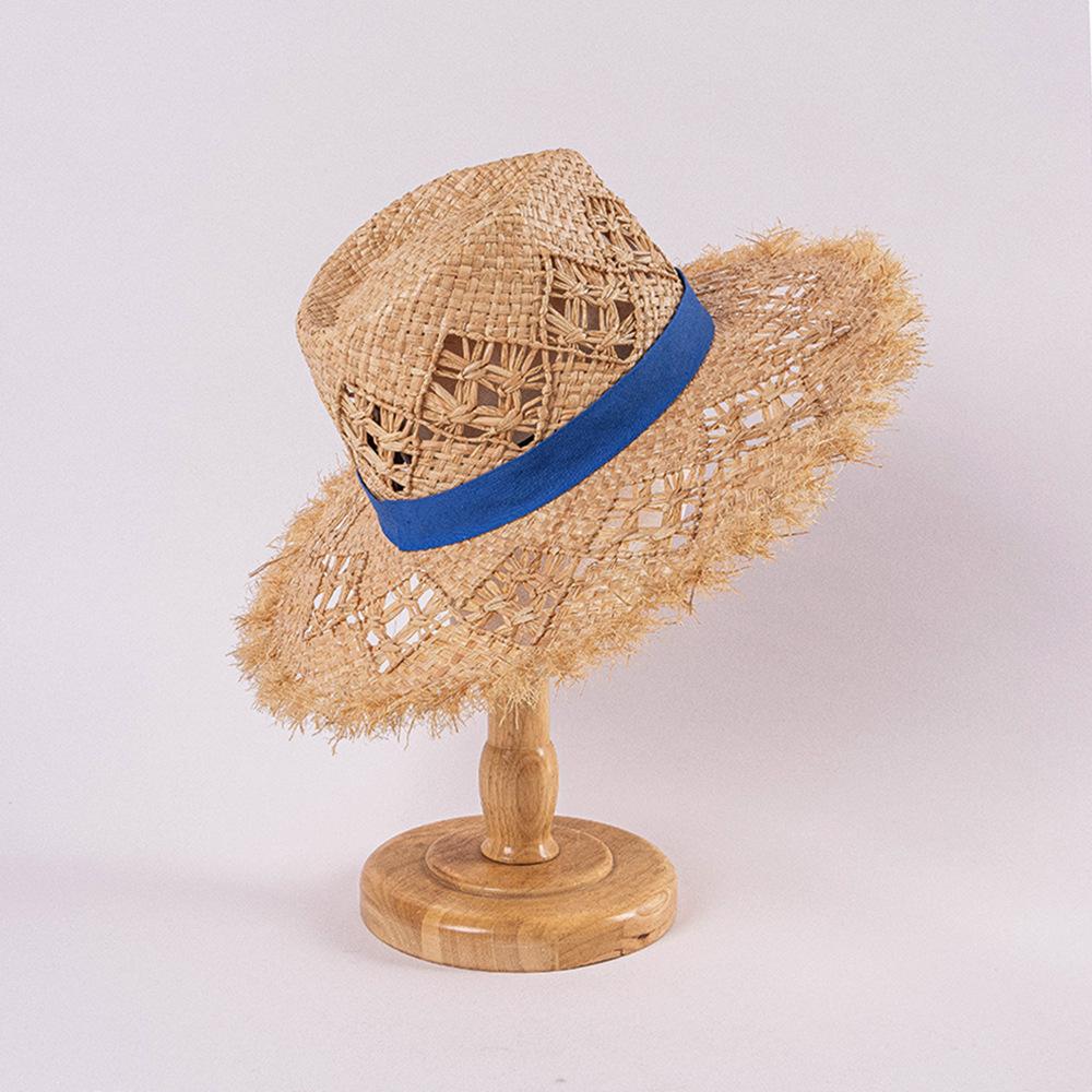 Ins Chic Summer Openworweaving Light Breathable Raffgrass Shade Children Fedoras Cap Kids Jazz Panamhat head size 53cm
Ins Chic Summer Openworweaving Light Breathable Raffgrass Shade Children Fedoras Cap Kids Jazz Panamhat head size 53cm